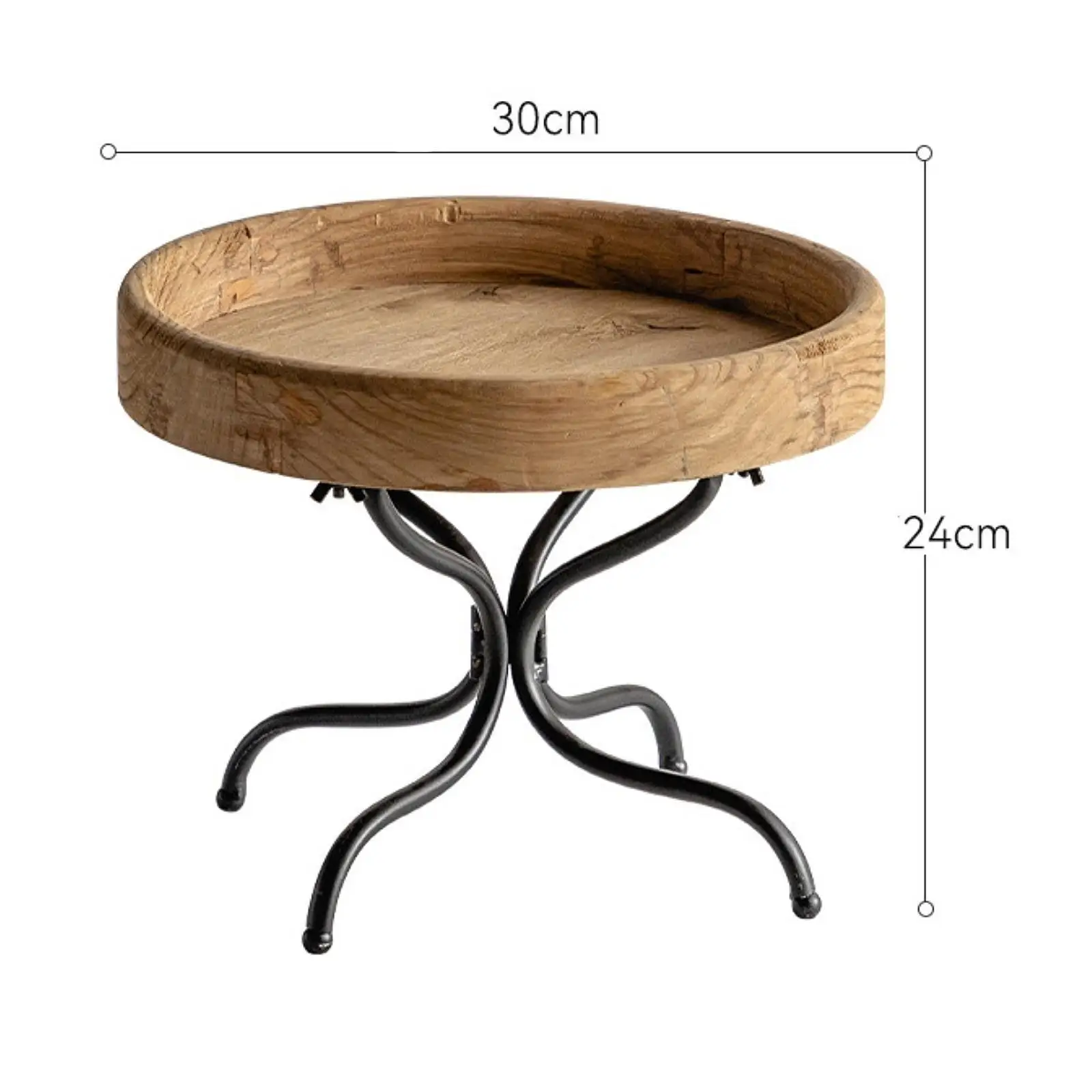 Wood End Table Home Decoration Multifunctional Ideal Gifts Accent Coffee Table for Office Balcony Entrance Farmhouse Patio Home - Image 5