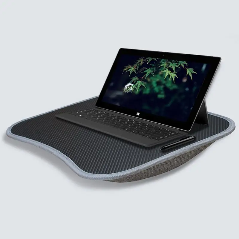 Lap Desk For Laptop With Cushion Lapdesk For Laptop With Soft Pillow Cushion Writing Padded Tray With Handle For Work And Game - Image 3
