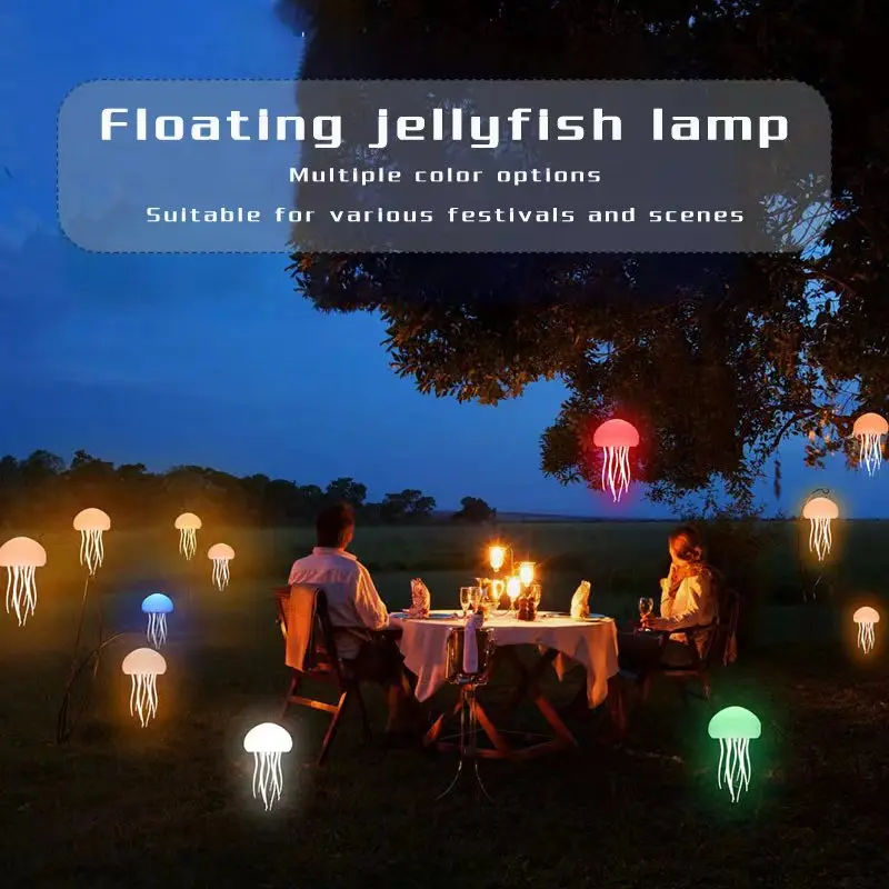 Jellyfish night sexy light, suitable for decorating the bedside table of a girl and a boy's dreamland night in a family dormitor - Image 2