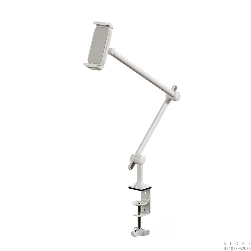 360° Cantilever Metal Desk Tablet Holder, Three-arm Suspension Adjustment, Suitable for 4.7-12.9-inch Mobile Phones and Tablets - Image 3