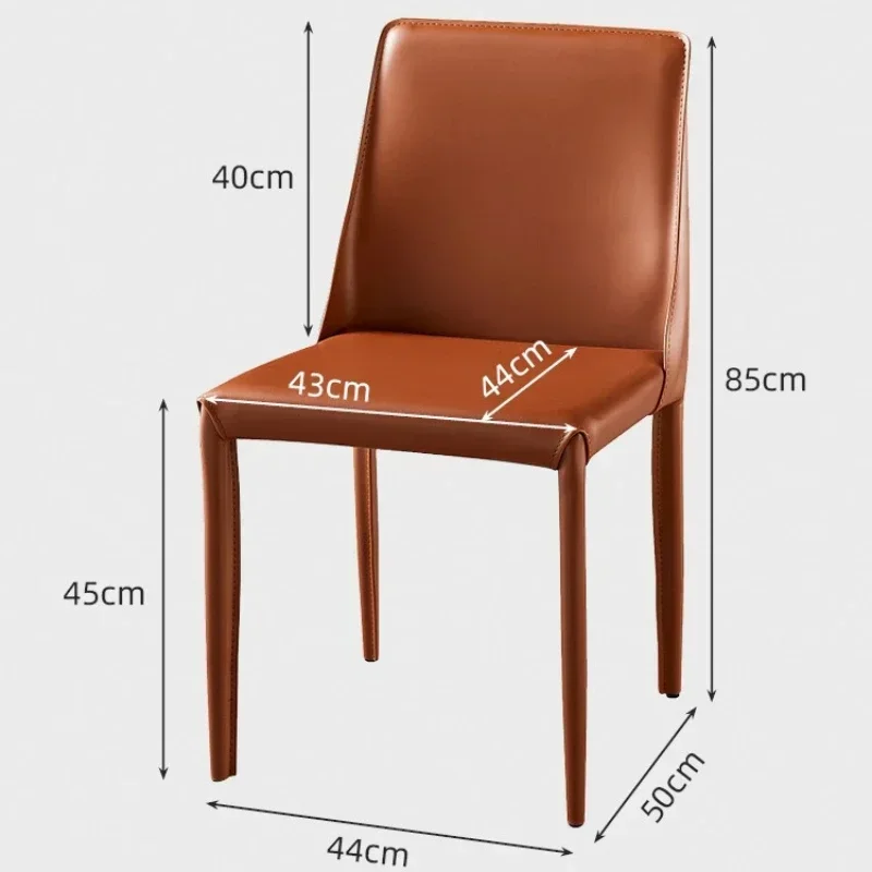 Armchair Wooden Dining Table Cafe Nordic Single Person Convenience Modern Bedroom Room Lounge Sedie Sala Da Pranzo Set 6 - Image 6