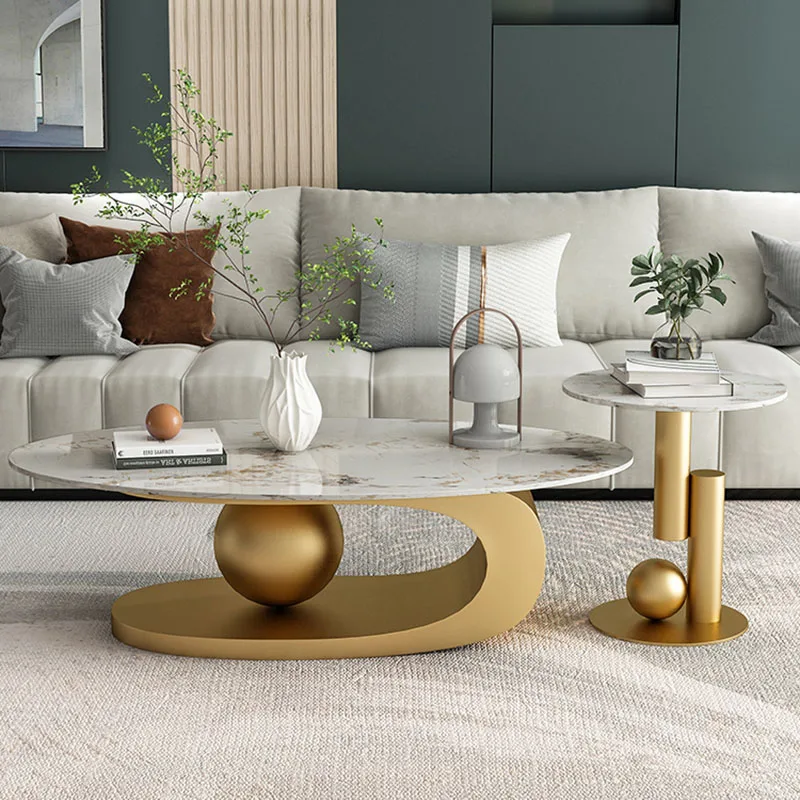 Luxury Coffee Table Center Mobile Salon Nordic Living Room Accent Frames Coffee Table Couch Tavolino Da Salotto Hotel Furniture - Image 3