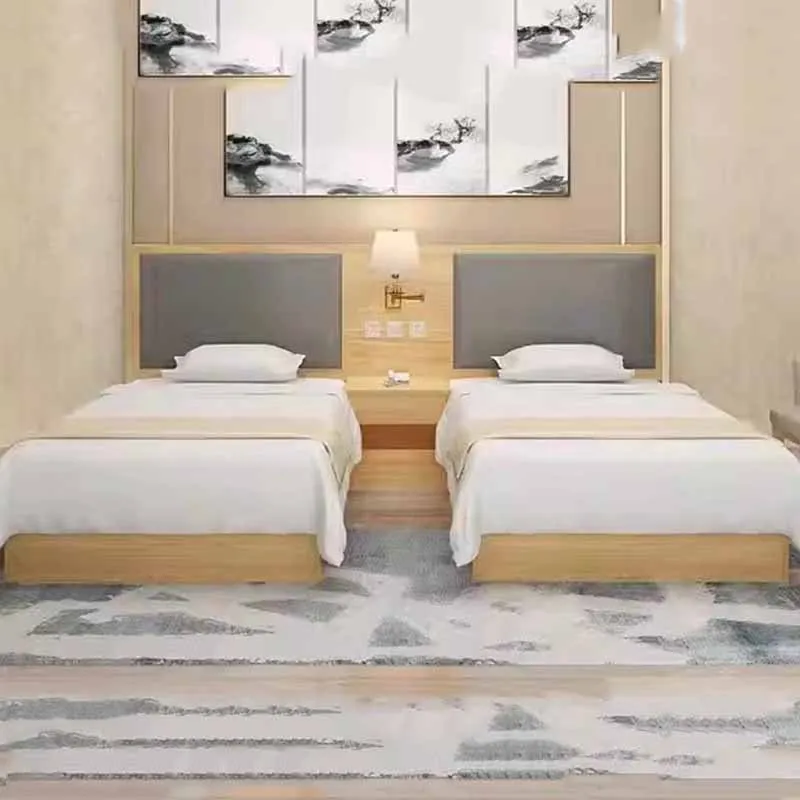 wood waterproof soft double bed european bedroom wooden modern queen beds twin luxury upholstered camas de dormitorio furniture - Image 4