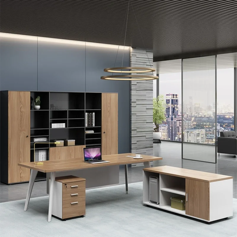 Corner Computer OfficesOffice Desks Writing Table Gaming Minimalist Workstation L Shaped Modern Work Home Escritorio Furniture - Image 2
