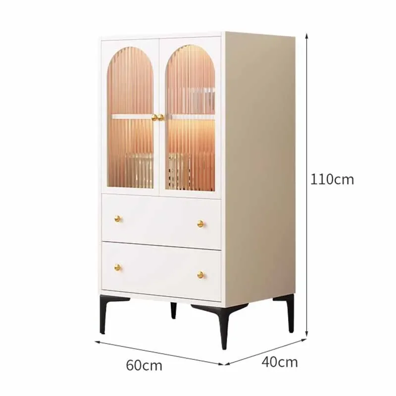 Bookcase Storage Living Room Cabinets Mobile Nordic Tall Kitchen Buffet Cabinet Theater Liquor Armoires De Salon Room Decor - Image 6