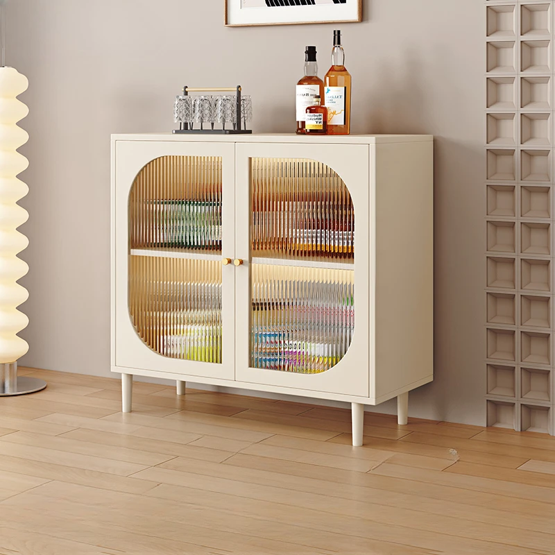 Cheap Cabinets Display Cabinet Luxury Living Room Furniture Buffet The Black Wooden Modern Gabinete Curio Locker Closet Plastic - Image 5