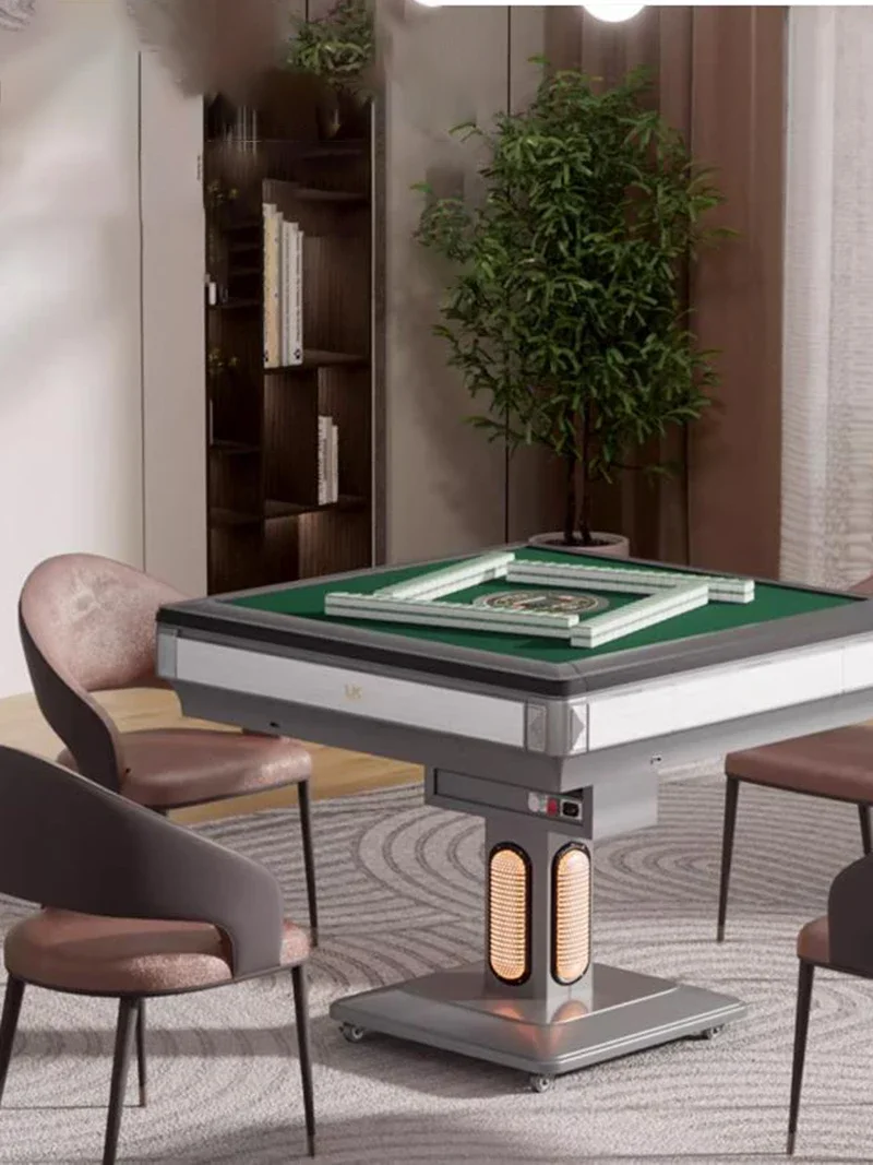 Simple Power-driven Dining Table Fold Storage Drawer Automatic Shuffling Mahjong Table Relax Mesa De Comedor Home Furniture LVMC - Image 2