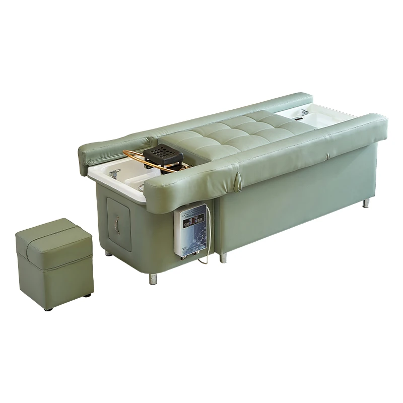 Health foot massage beauty shop special shampoo bed electric lift foot massage sofa bed beauty salon high-end head therapy bed - Image 6