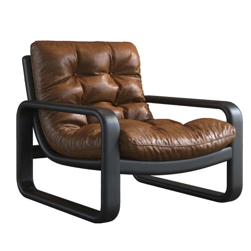 Bedroom Armchair Throne Chair Room Lounge Design Balcony Furniture Cheap Relax Armchairs Leather Wheel Muebles Floor Upholstered - Image 6