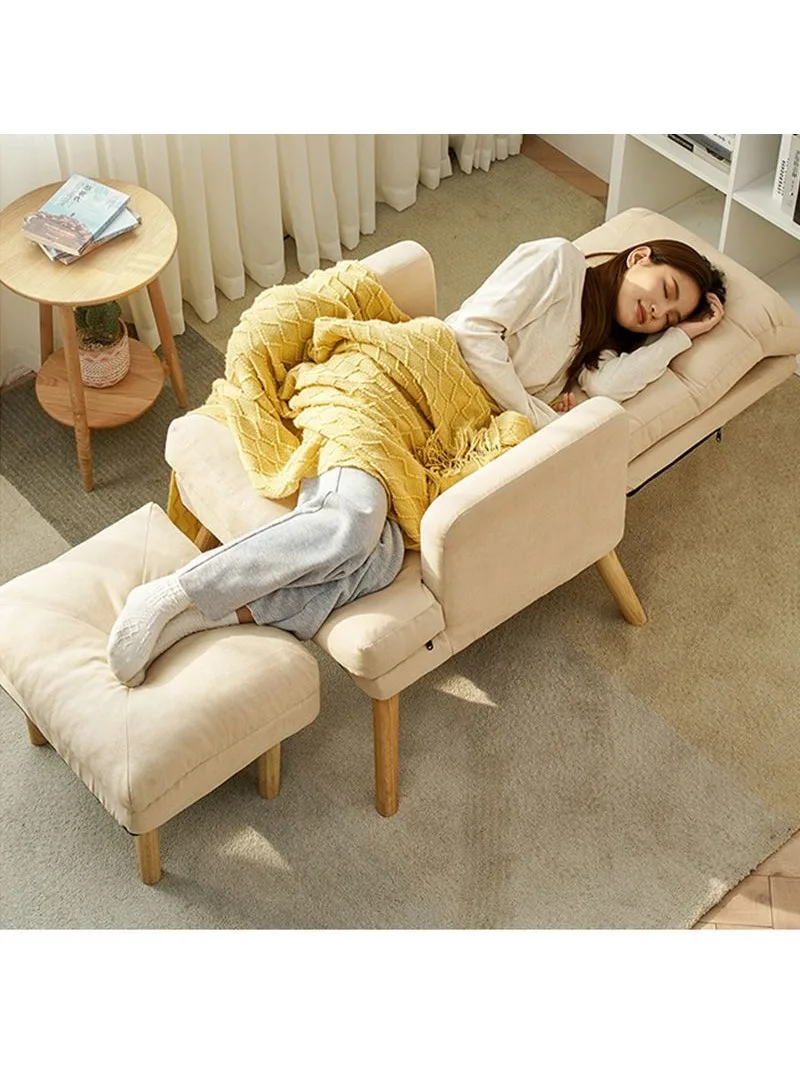 Living room lounge chair computer chair home study office chair bedroom armchair folding single person sofa chair vanity chair - Image 2
