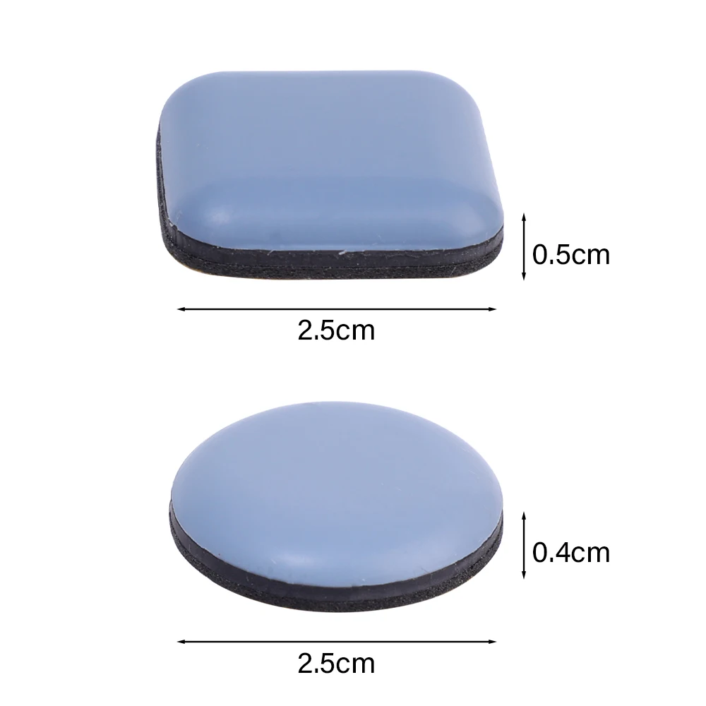 Self-adhesive Sliding Pad Kitchen Appliance Gaskets Mini Furniture Sliders Feet Glider Table Chair Leg Mat Home Floor Protector - Image 6