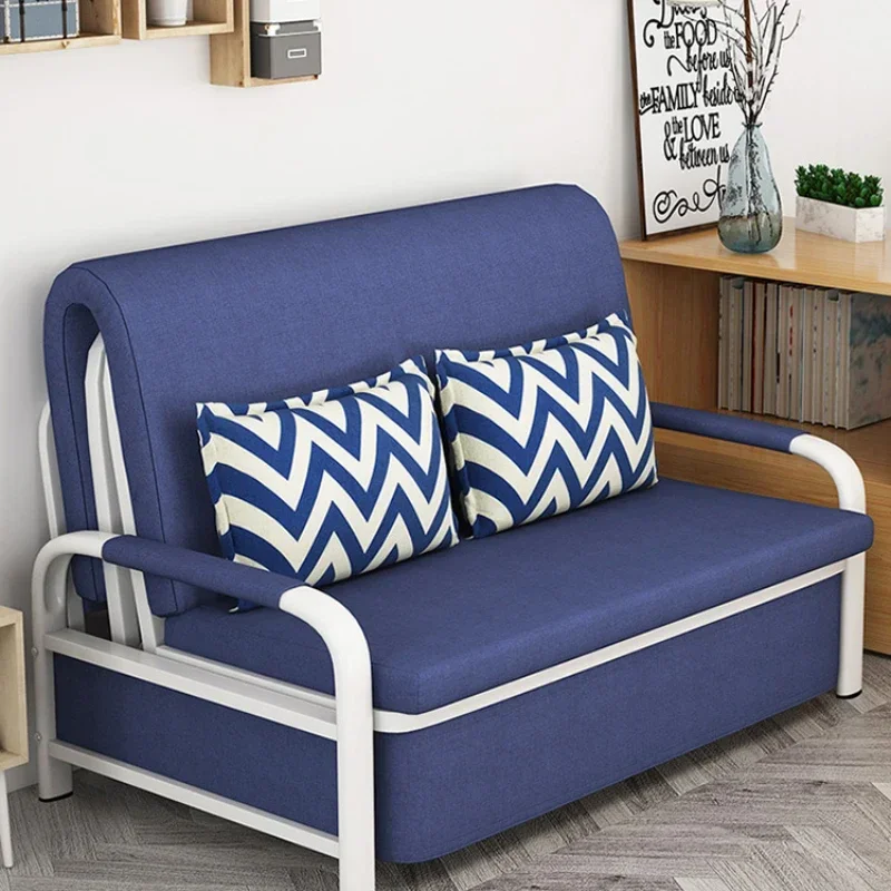 Small unit sofa bed, foldable, dual-purpose living room, single person