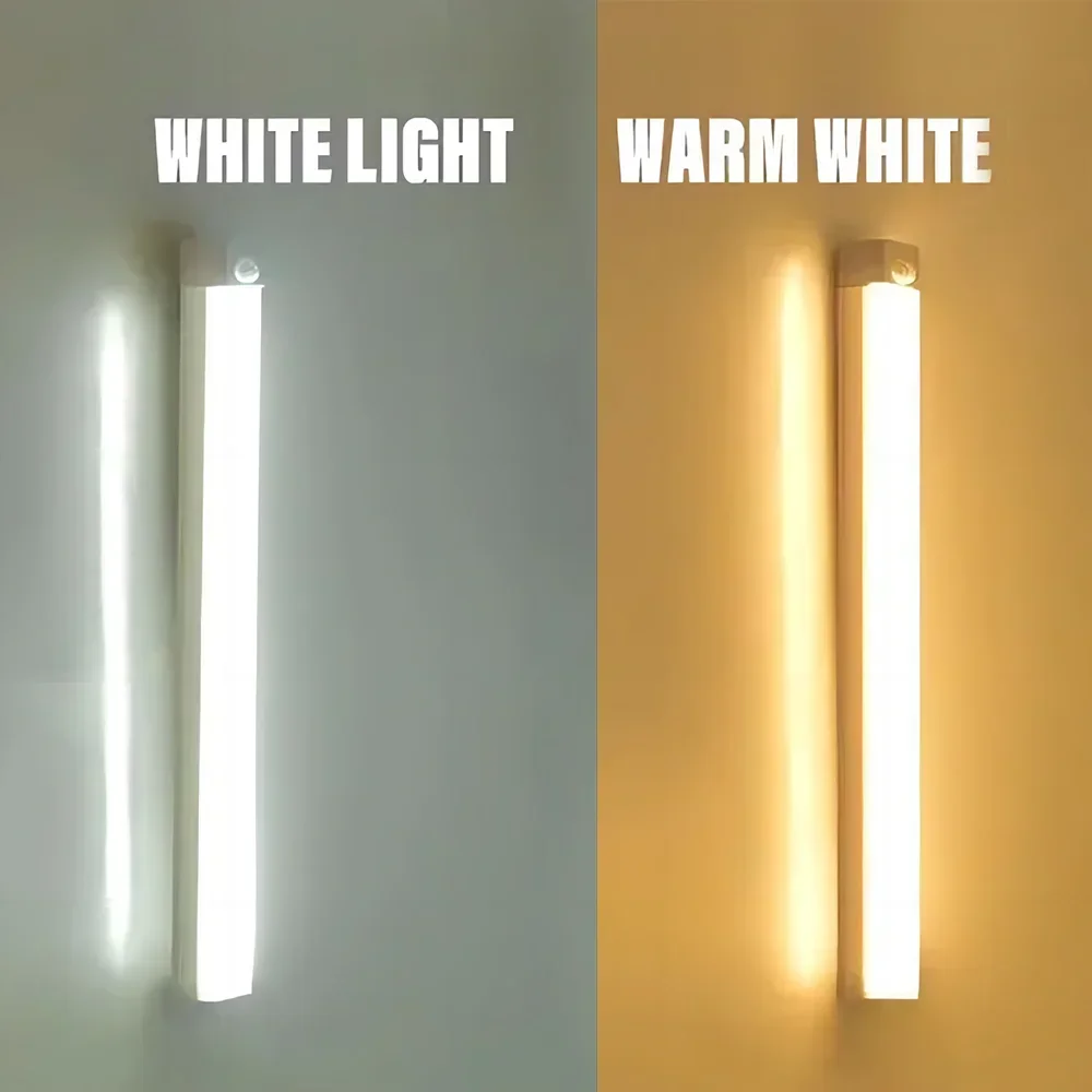 LED Motion Sensor Light Wireless LED Night Light Type C Rechargeable Light Cabinet Wardrobe Lamp Staircase Backlight For Kitchen - Image 2