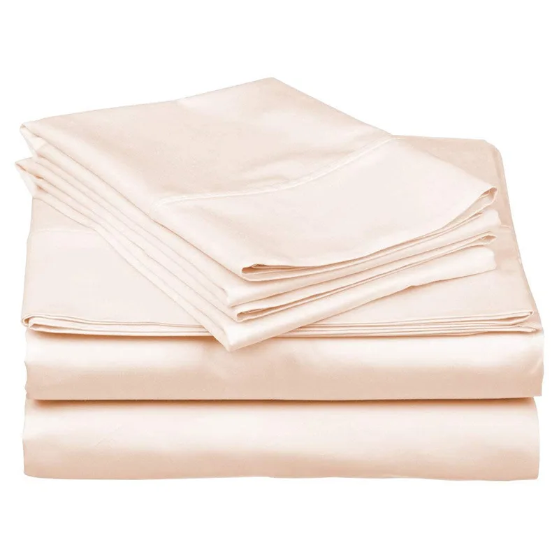 One Flat Sheet 100% Cotton 600 TC White Gray Blue Pink Colors Queen Size 245x250 Cm Customize - Image 5