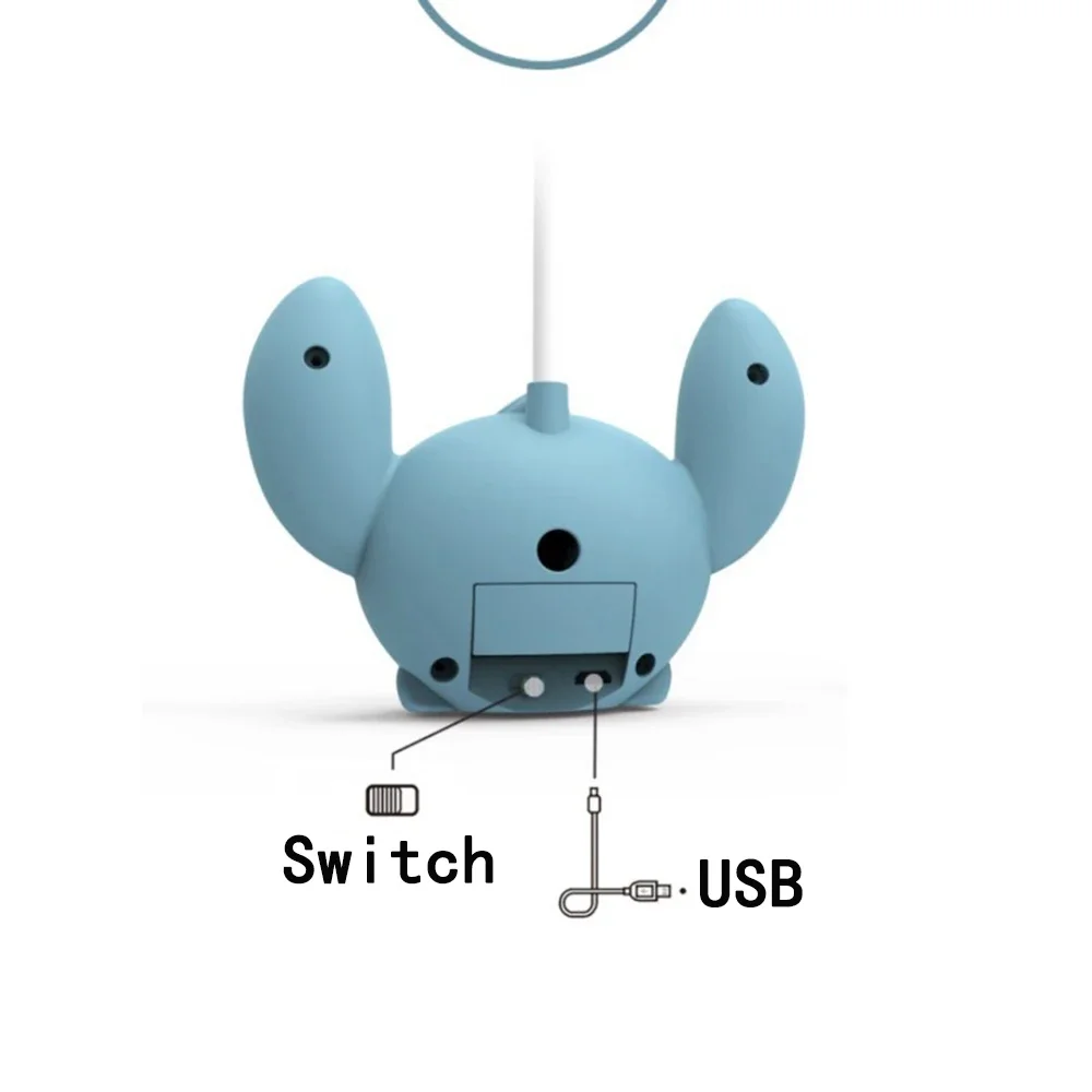 Led Lilo & Stitch Desk Lamp With Pencil Sharpener Foldable Light Cute Desk Small Book Lamp Usb Recharge Light Gift - Image 3