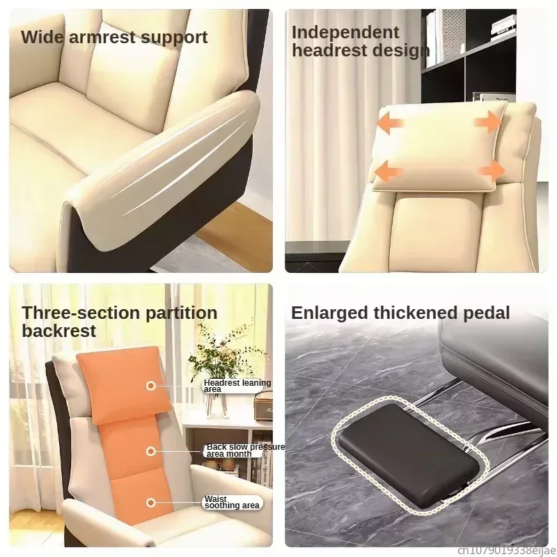 Comfortable Backrest Computer Chair, Lifting and Rotating Office Chair, Leisure and Rest Sofa Chair Gaming Chair Furniture - Image 5