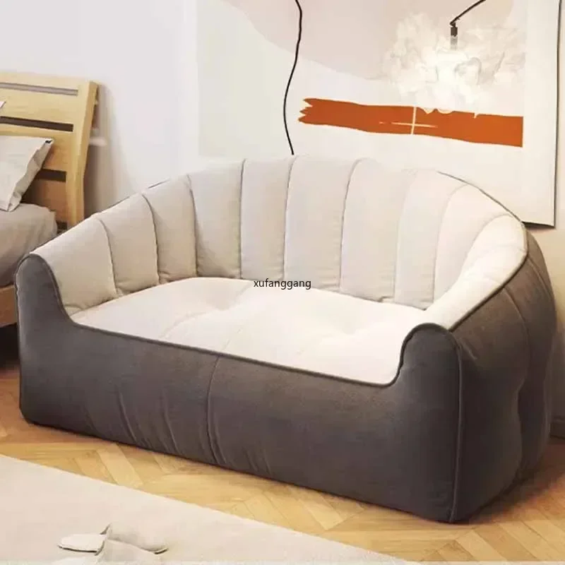 Lazy Sofa Bedroom Room, Tatami Small Apartment, Balcony Small Sofa Bean Bag Sofa Set Living Room Furniture Lounge Chair - Image 3