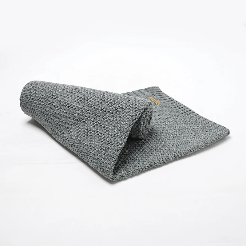 Baby Blanket Knitted Newborn Swaddle Wrap Blankets Super Soft Toddler Infant Bedding Quilt For Bed Sofa Basket Stroller Blankets - Image 2