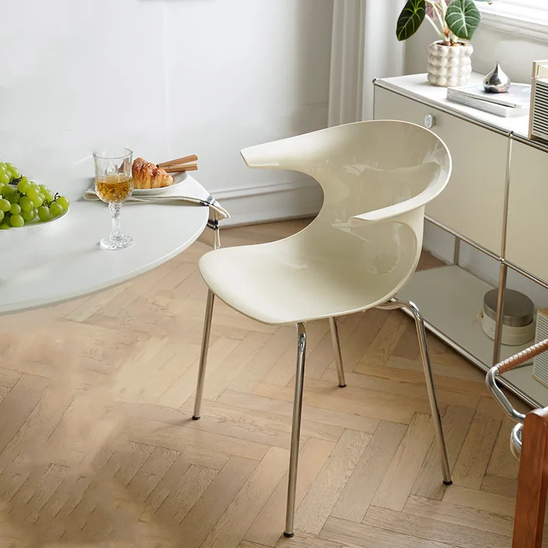 Nordic Designer Chair Office Chair Acrylic Dining Chair Modern Simple Leisure Chair Living Room Chair Home Furniture Armchair - Image 2
