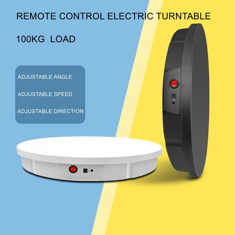 52cm Remote Control Electric Rotary Turntable 100KG Load 360° Automatic Display Stand for Photography Video Shooting Exhibition - Image 2