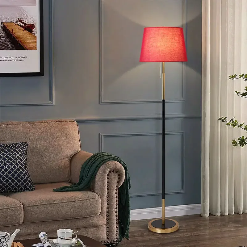 Living Room Bedroom Floor Modern Minimalist Sofa and Bedside Vertical Table Lamp