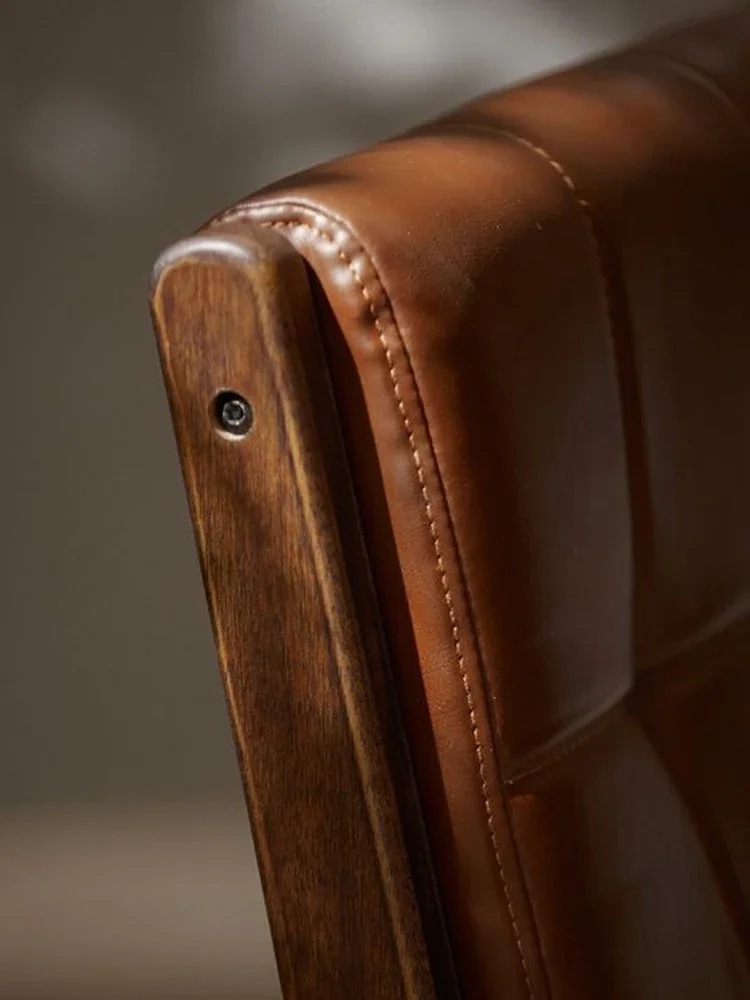 Wooden Dining Chair Nordic Brief Kitchen Chairs Modern Luxury Chairs Portable Living Room Chair Aesthetic Europe Home Furniture - Image 4