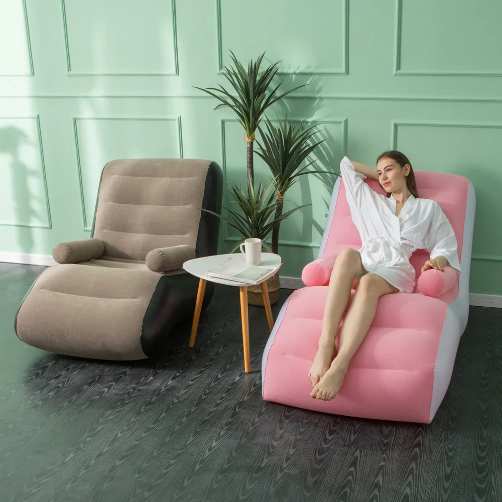 Foldable and Portable Inflatable Sofa - Perfect for Indoor and Outdoor Use Garden Furniture Terrace Bed Air Patio Set Armchair - Image 2