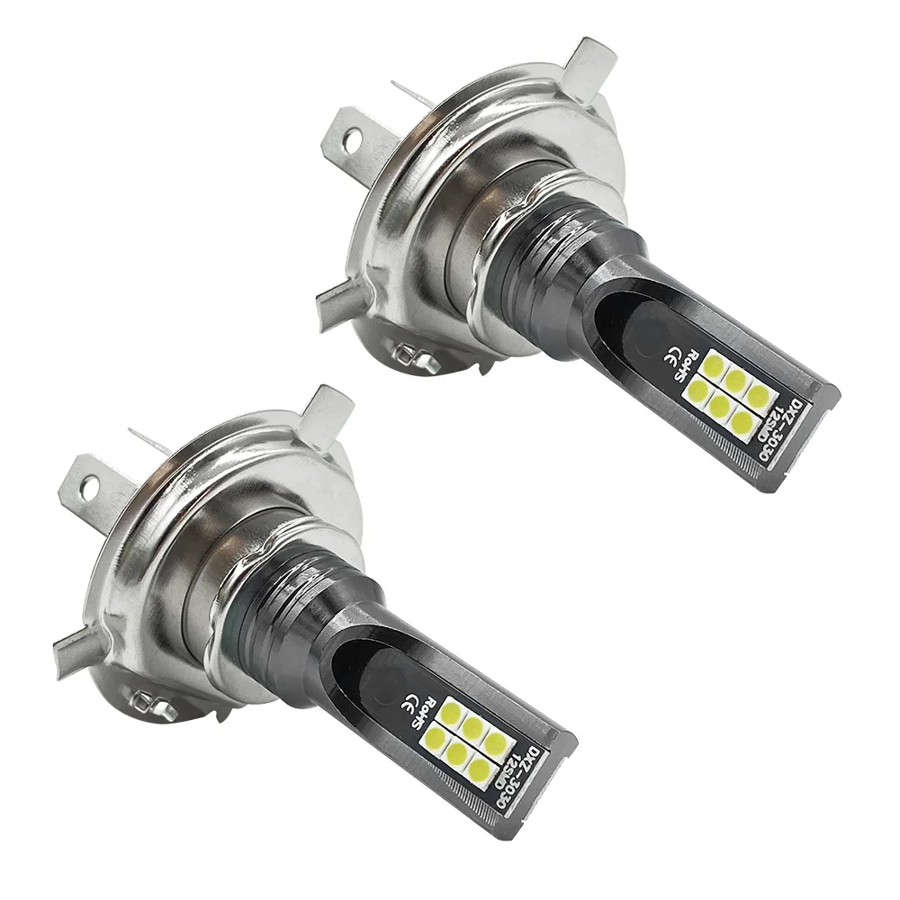 2Pcs Super Bright H4 H7 Led Bulb Car Headlight Motorcycle H1 H3 H8 H9 H11 Auto Fog Lamps 9005 9006 HB3 HB4 Light 12v 24V 80W - Image 3