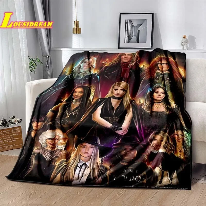 American horror movie series blanket living room bedroom soft and comfortable sofa bed cover children's warm camping blanket - Image 4