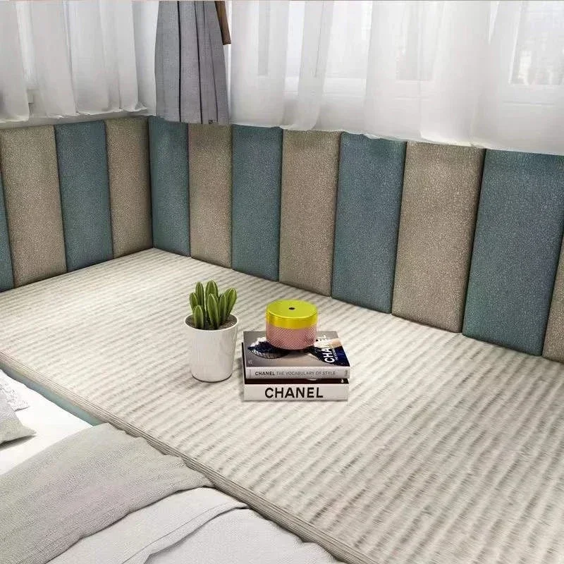 Headboards Anti-Collision Wall Panels Tatami Bedroom Furniture Decor Wallstickers Tete De Lit Self-Adhesive Wallpaper Head Board - Image 4