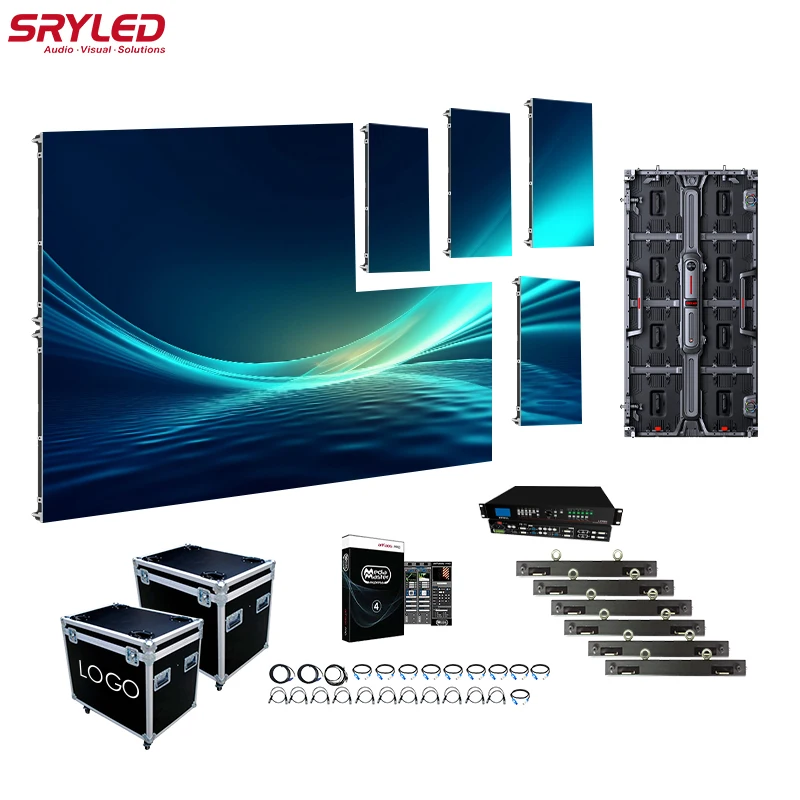 Turnkey HD LED Video Wall Rental Panel P2.5 P2.6 P2.9 P3.9 Indoor Outdoor Stage Exhibition LED Digital Display Screen For Stage