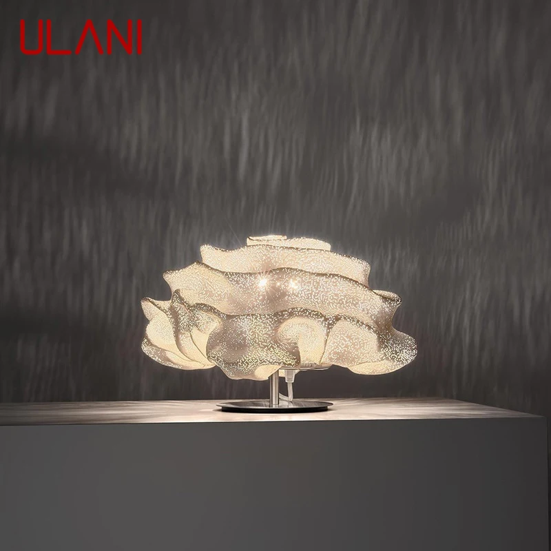 ULANI Nordic Table Lamp Fashionable Modern Living Room Bedroom Creative Tulip Flowers LED Decoration Desk Light