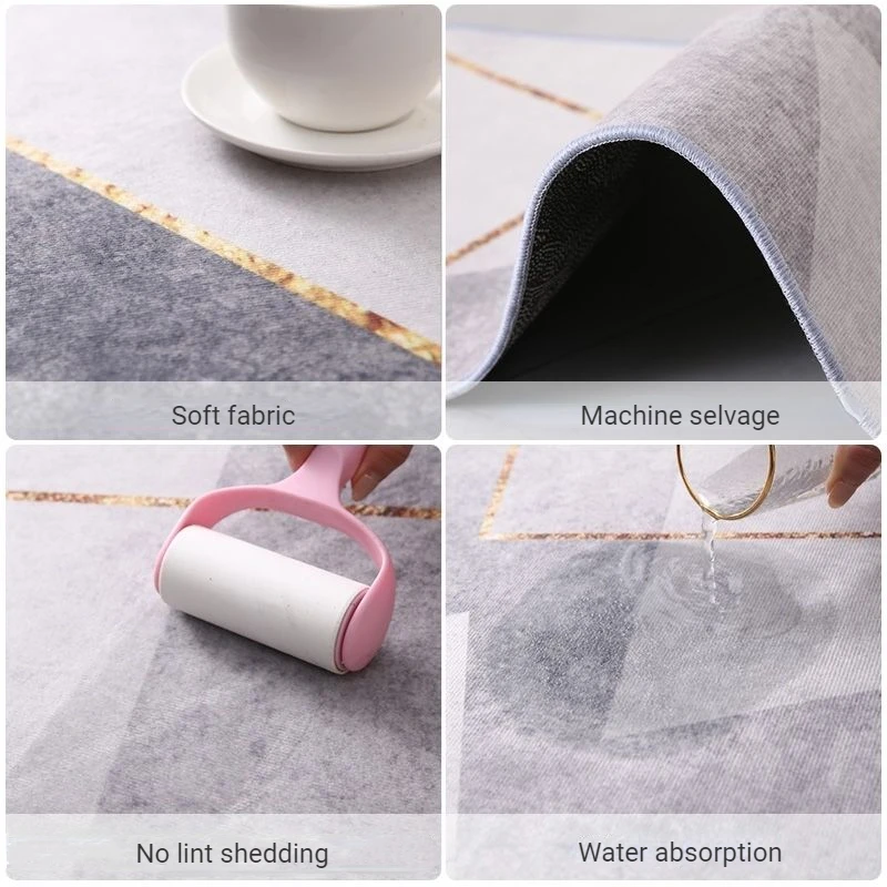 Luxury Computer Chair Mat Study Tables Floor Carpet Non-slip Modern Rugs for Bedroom Home Decoration Hall Doorway Mats alfombras - Image 4