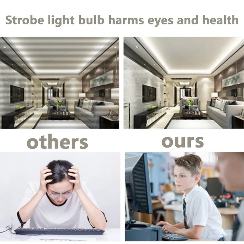 50/40/30/20/15W LED Bulb E27 Screw Mouth Lights Eye Protection Saving Energy Lamp Interior Living Room Bedroom Office Lighting - Image 5