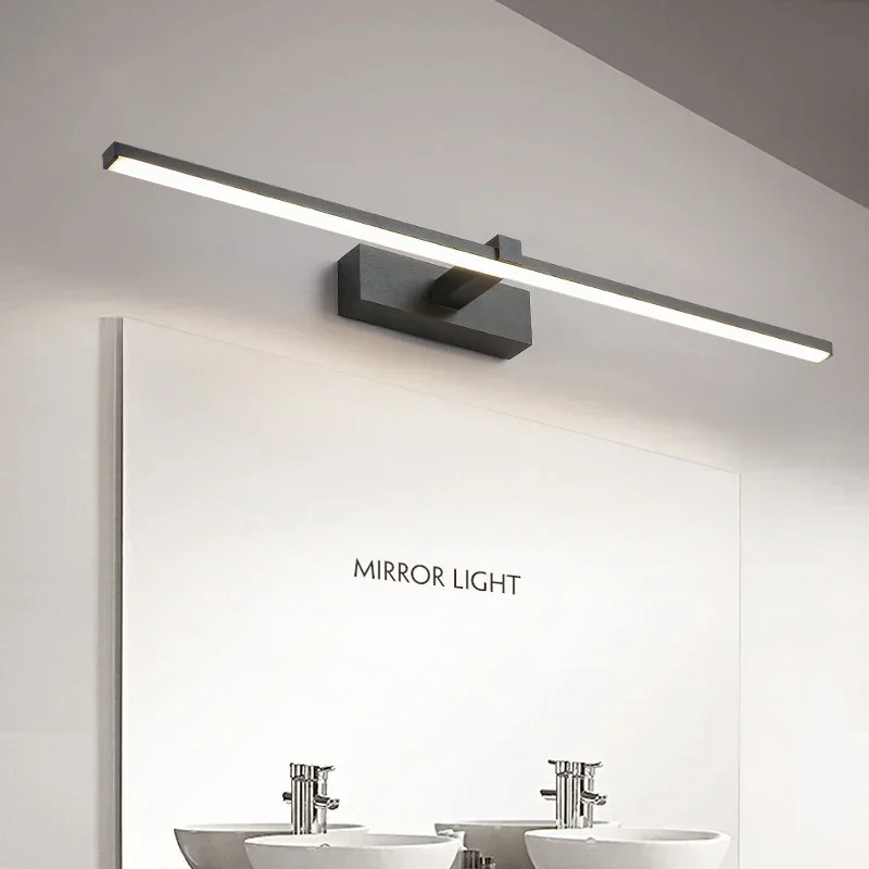 Modern LED Wall Lamp Bathroom Hardwares Sconce Three Colors Lights Aluminum Bathroom Bath Mirror Line Home Decor Light Fixture - Image 3
