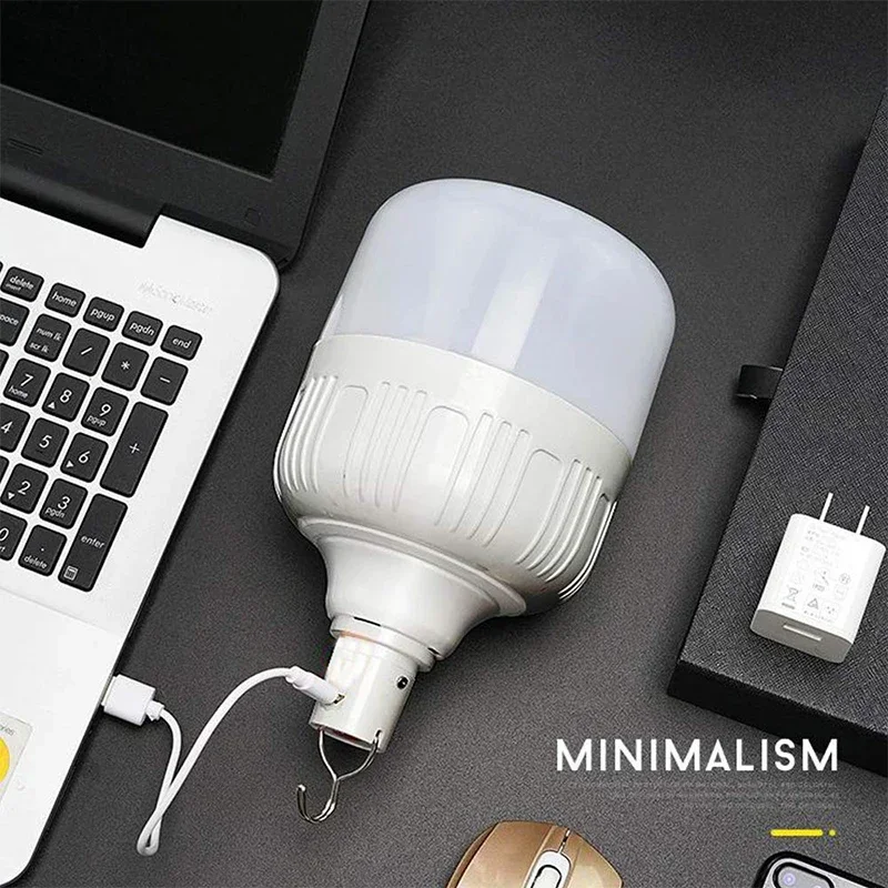 Waterproof And Rechargeable LED Night Light Bulb Dimmable Emergency Light Outdoor Barbecue Tent Light Courtyard Garden Light - Image 2