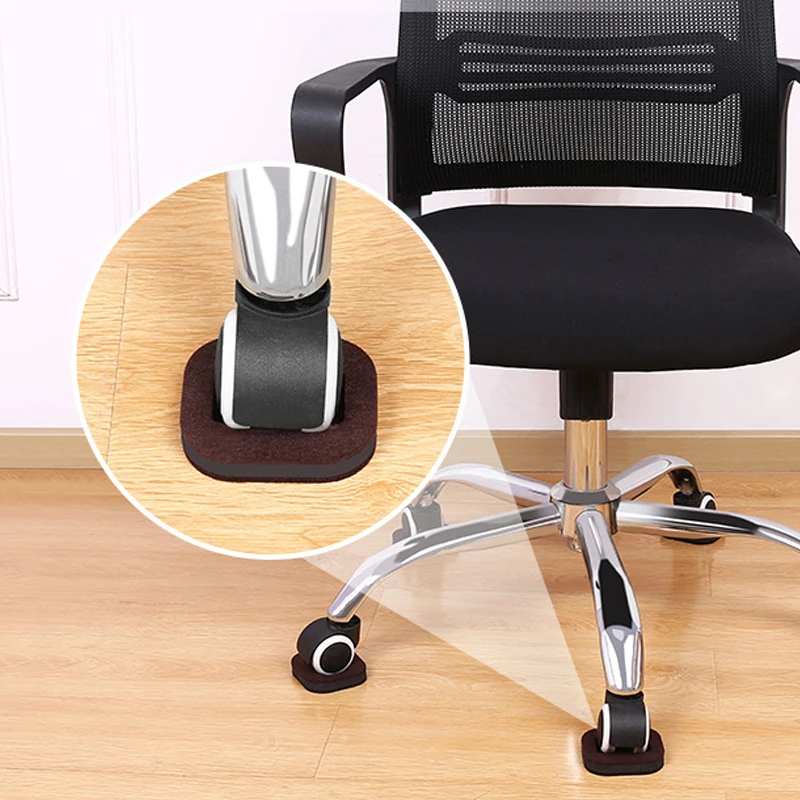 5pcs Office Chair Wheel Stopper Furniture Caster Cups Hardwood Floor Protectors Anti Vibration Pad Chair - Image 6