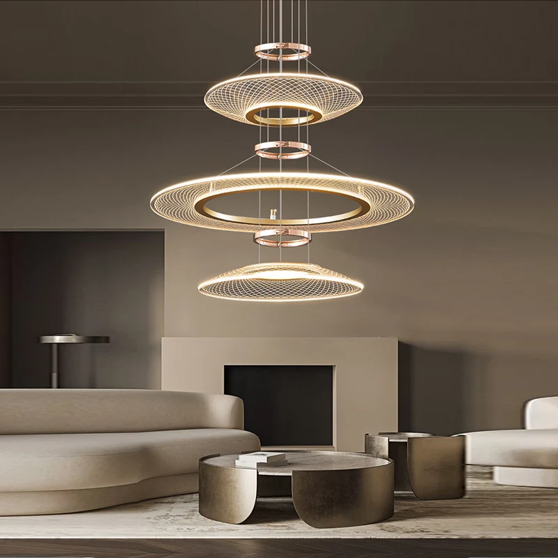 Ceiling Lights for Living room double Pendant Lights for Kitchen Island Hotel Restaurant Chandeliers LED Hanging Ceiling Lamp - Image 2