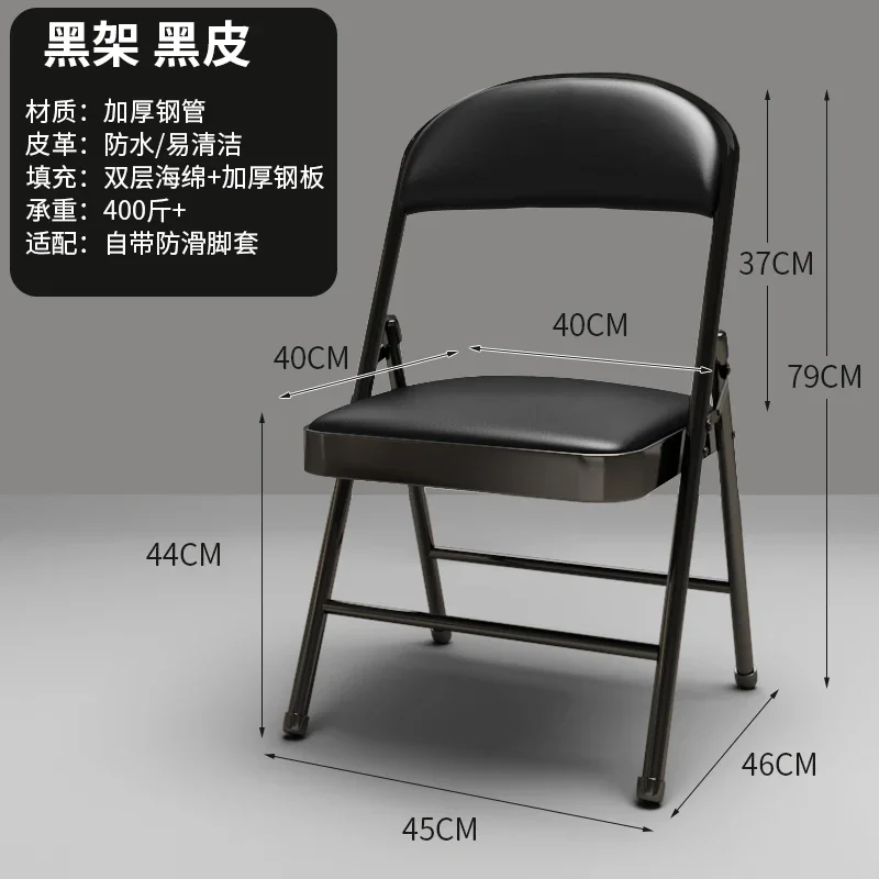 Nordic Restaurant Chairs Black Luxury Leather Designer Accent Chairs Dining Room Outdoor Sillas Comedor Home Furniture DC043 - Image 4