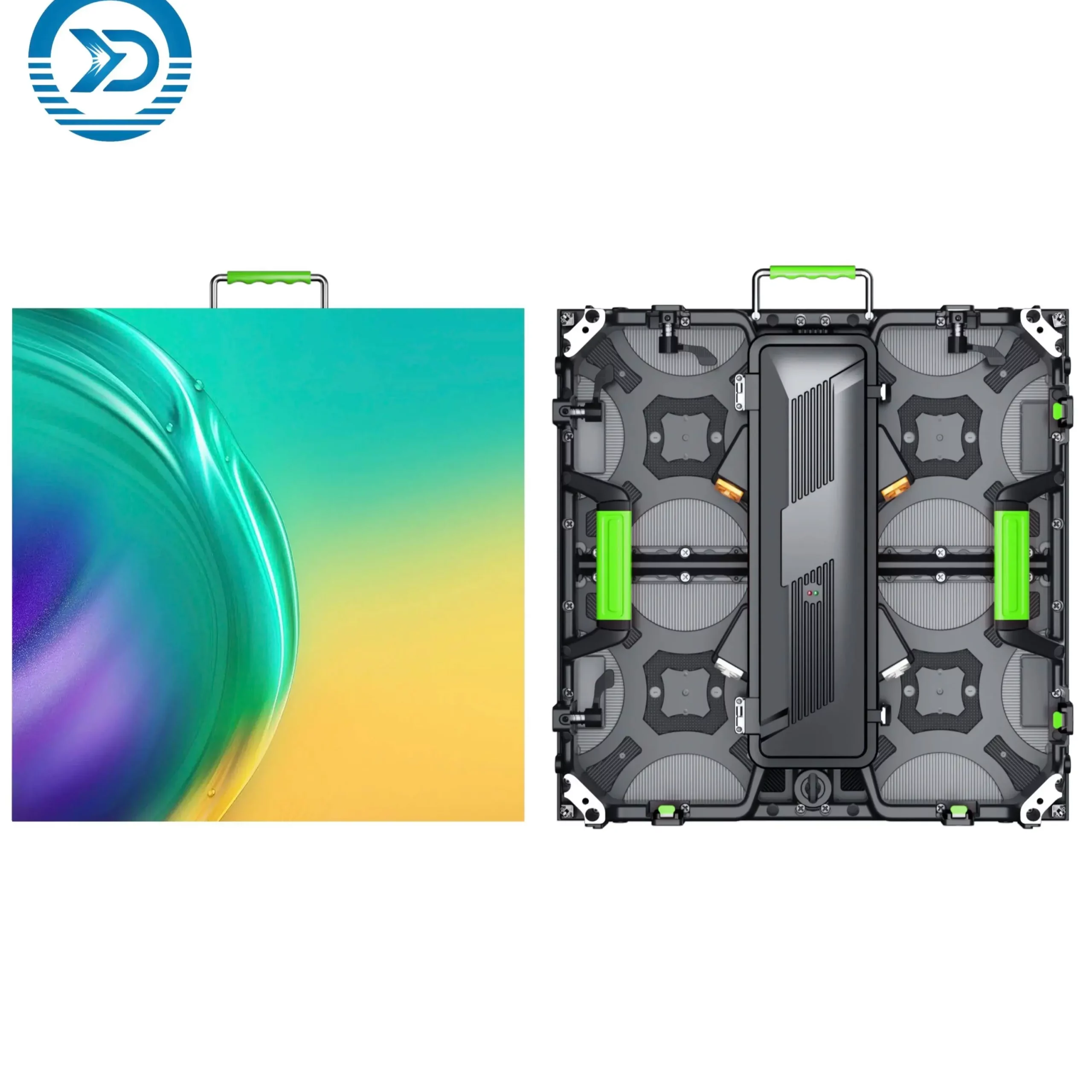 Factory direct sales P2.604 outdoor rental display 500*500mm cabinet high refresh modular splicing die-cast aluminum cabinet