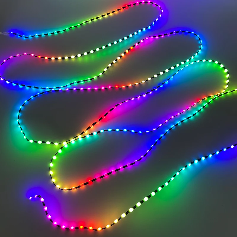 5V WS2811 WS2812 3PIN Black Wire LED String Lights Dream Color Accessories RGBIC Addressable Individually Fairy Light - Image 4