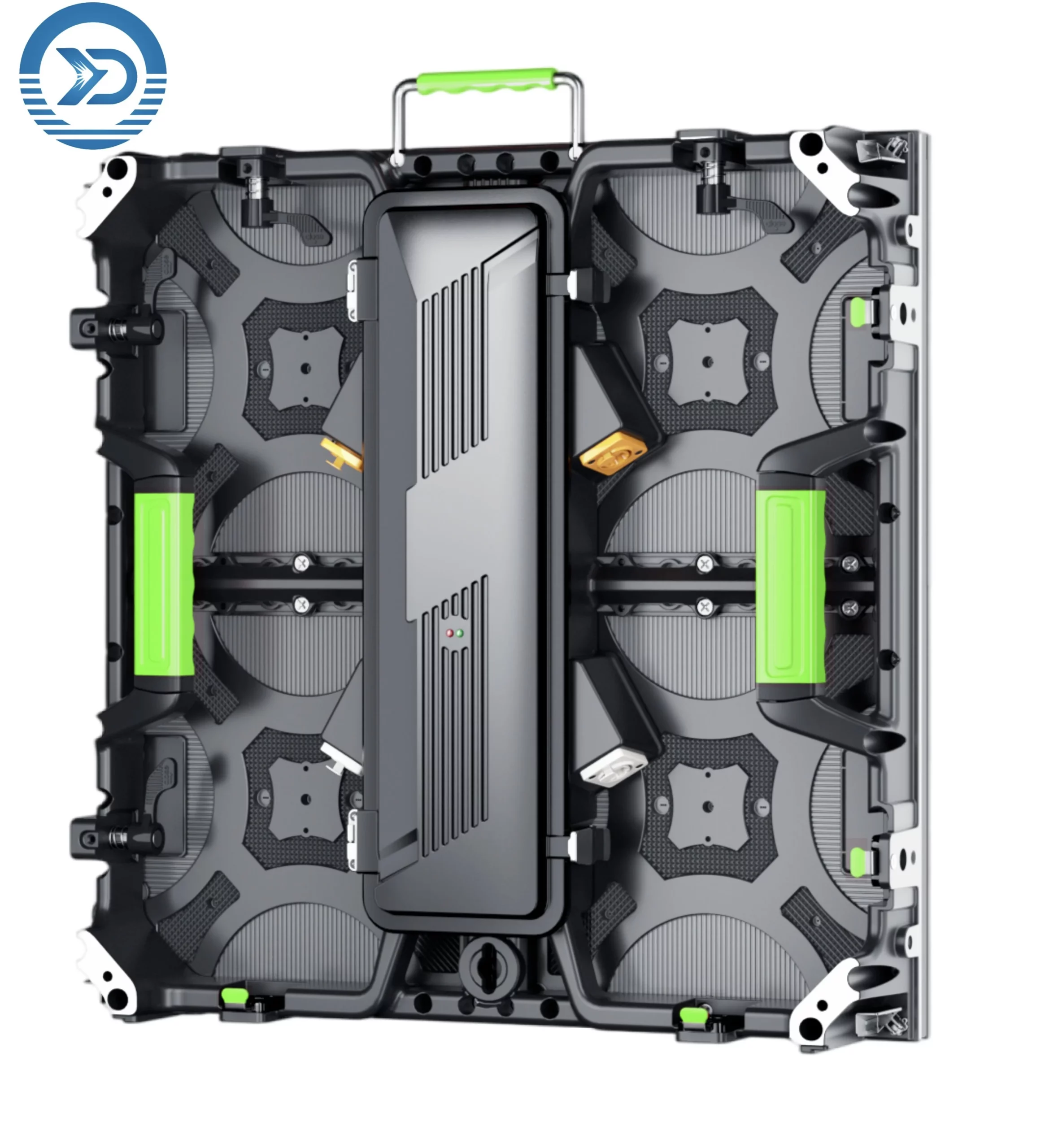Factory direct sales P2.604 outdoor rental display 500*500mm cabinet high refresh modular splicing die-cast aluminum cabinet - Image 4
