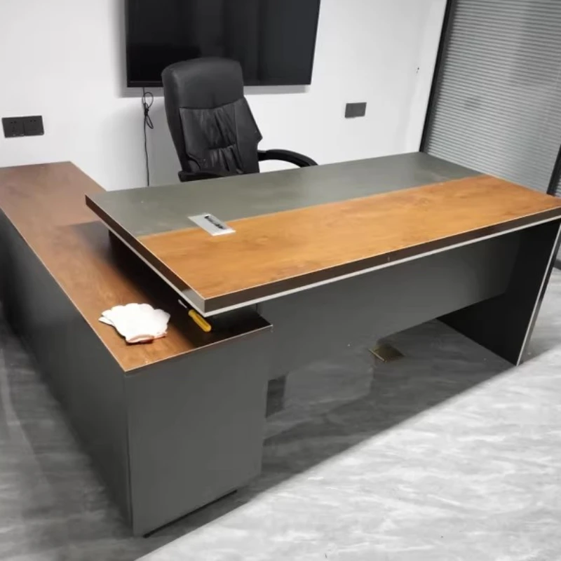 Work Office Desks Room Study Table Minimalist Bedroom Desk Home Modern Computer Tables Workshop Writing L Shaped Gaming Desks - Image 4