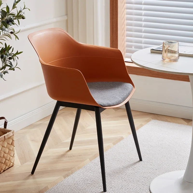 Desk Kitchen Dining Chairs Armchair Plastic Aesthetic Restaurant Dining Chairs Individual Sillas De Comedor Home Furniture CC
