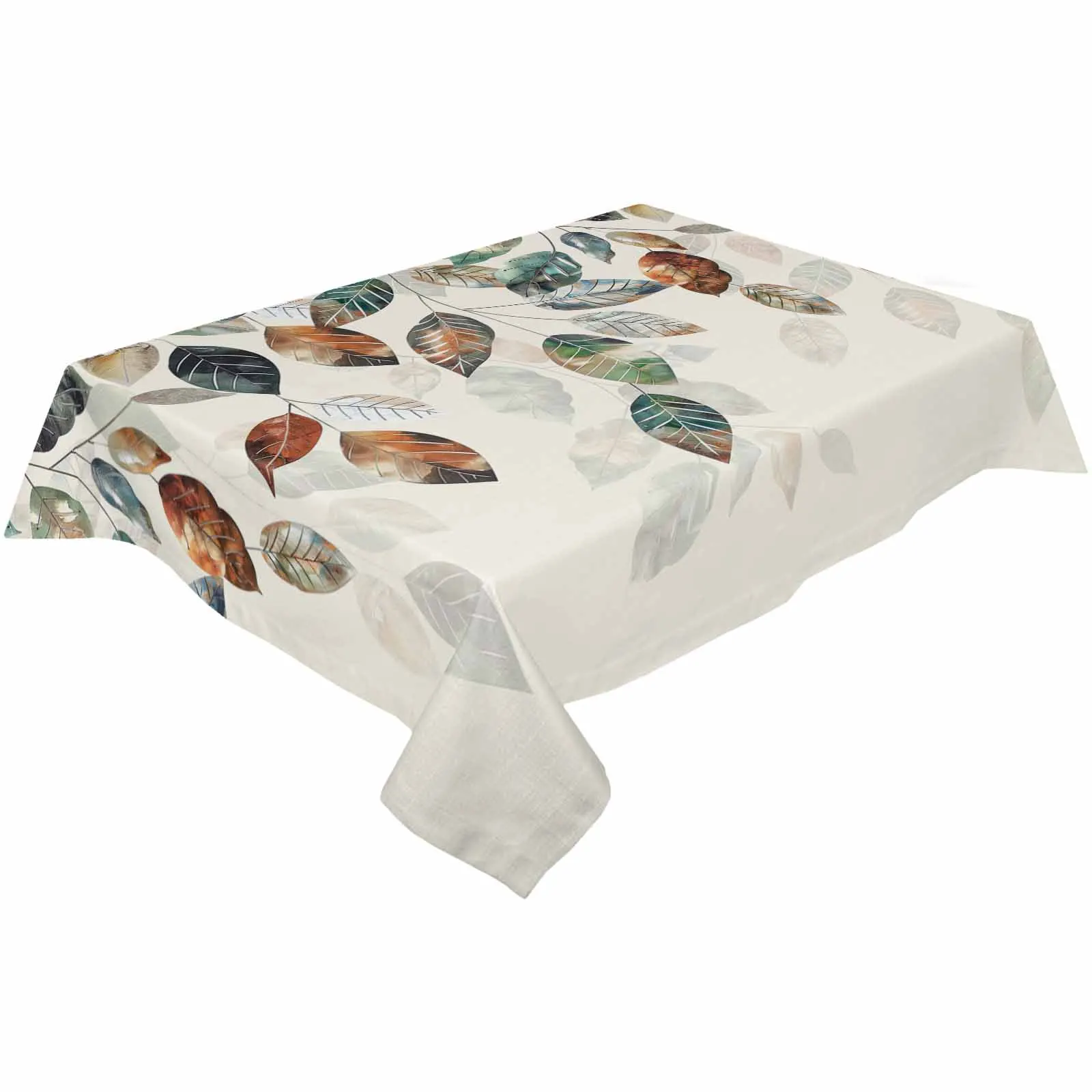 Autumn Yellow Leaves Plant Stretch Chair Cover Hotel Dining Room Banquet Wedding Party Elastic Seat Chair Covers - Image 2