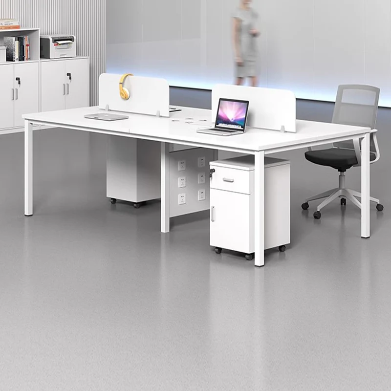 Executive Coffee Office Desk Reception Conference Kawaii Free Shipping Office Desk Corner Monitor Rangement Bureau Furniture - Image 2