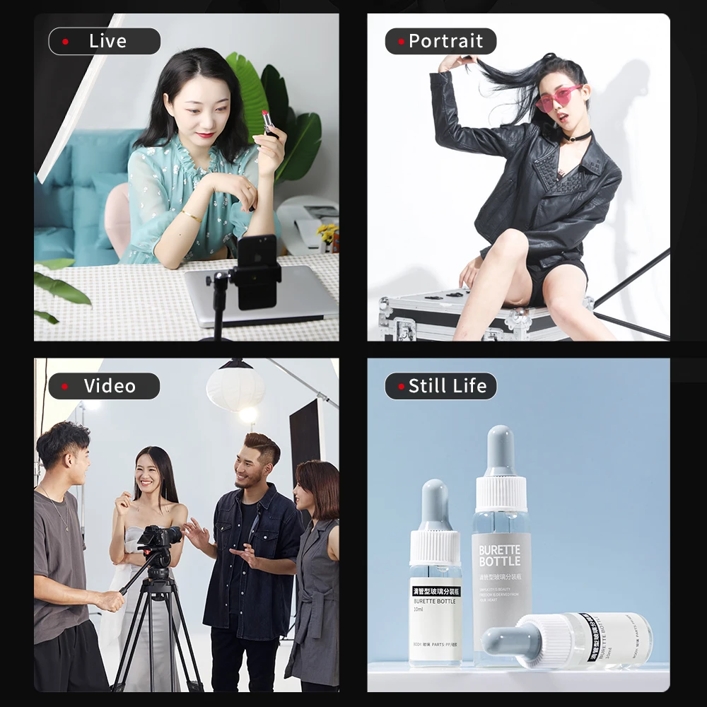 100W Photography LED Video Light Daylight-Balanced Sun Lamp for Portrait Flash Studio Accessories Youtube Live - Image 6