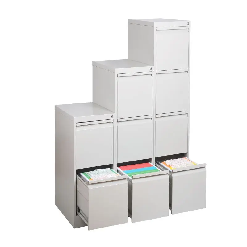 Vertical Multi Drawers Metal File Cabinets, Steel Filing Cabinet, Office and School, School Furniture Storage, A4 FC Files - Image 2