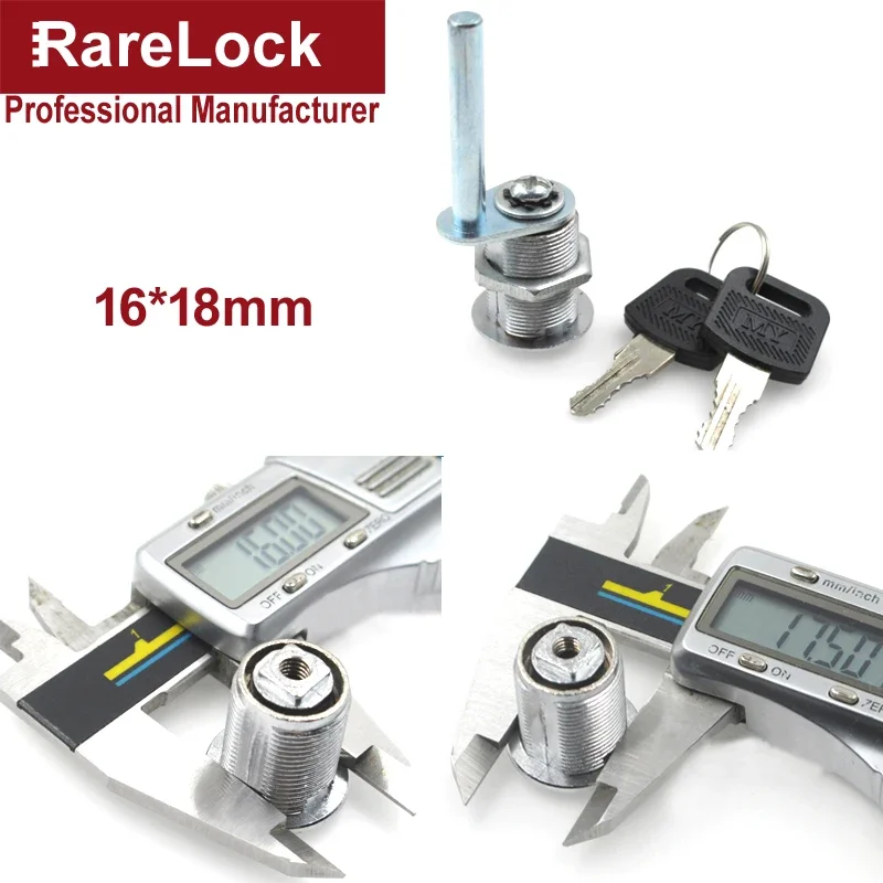 Drawer Cabinet Lock for Office Funiture Desk Home Beside Table Bookcase Tool Box School Locker Hardware Rarelock MS541 H - Image 6