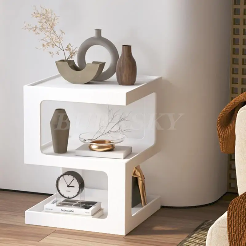 Bedside Table Nightstands Cabinet For Living Room Home Furniture Modern Cabinets Bed Side Storage Locker For The Bedroom - Image 3